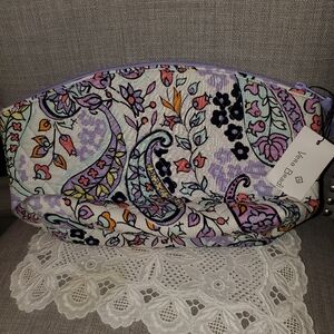 Vera Bradley Makeup Bag, large, 12x8, NWT